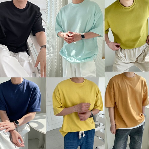[이걸로 끝!] 11컬러 5사이즈 퍼팩트 4계절 티셔츠