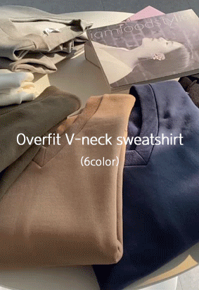 JT-221 (기모,오버핏)  Overfit V neck T-shirt