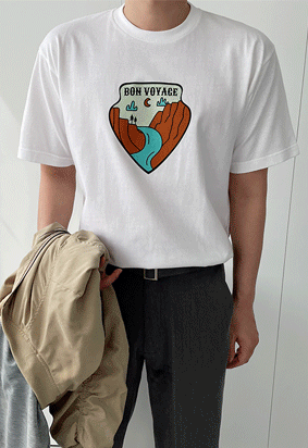 (하이퀄리티) 브릭에이드 17수 캠핑 반팔 티셔츠